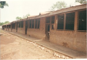 Side view of Primary School before renovation.